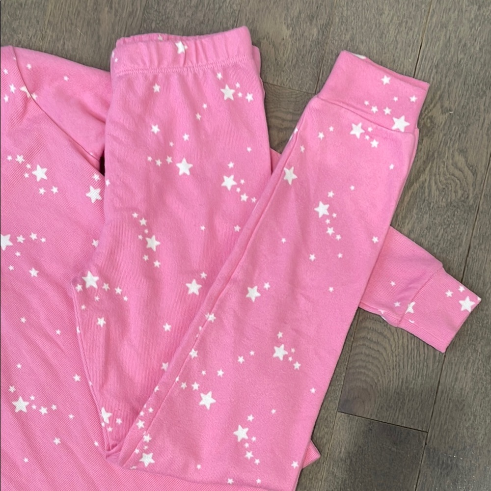 Splendid Cozy Pink Starry Pajamas - Girls Size 8! - Picture 6 of 10